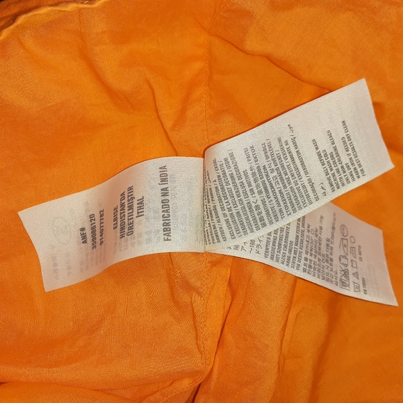 2/$20 Hollister Strapless Dress Orange in Medium - Picture 5 of 13